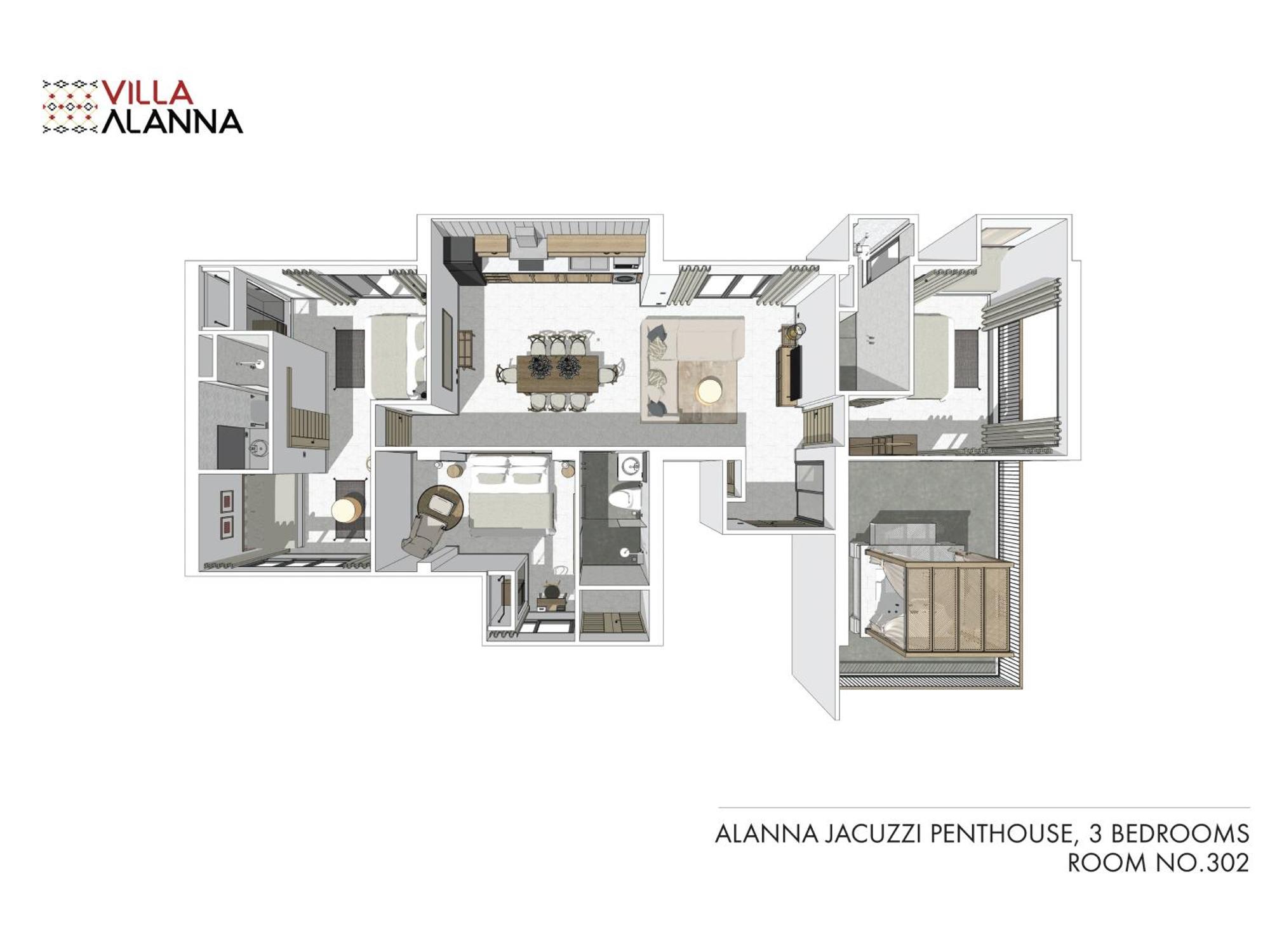 Villa Alanna Csiangmaj Szoba fotó